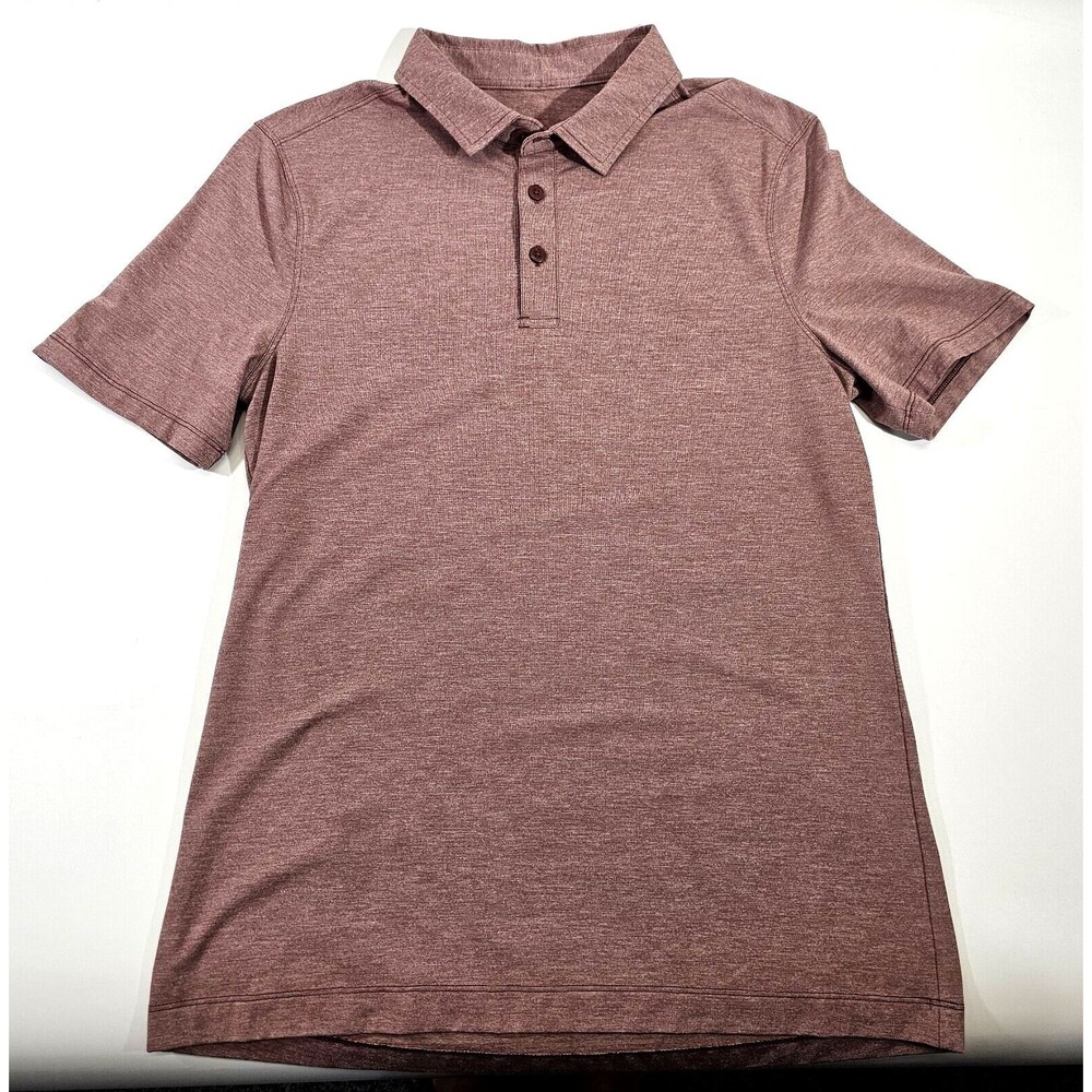 Men's Small Lululemon Evolution Short-Sleeve Polo Shirt T-Shirt TShirt Top‎